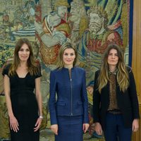 La Princesa Letizia en una audiencia a la revista Vogue España