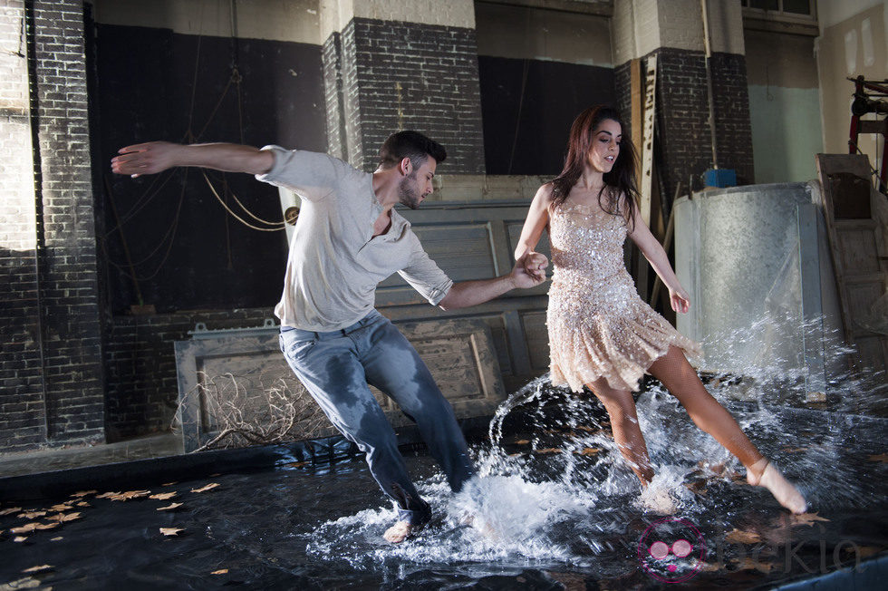 Ruth Lorenzo en el videoclip de 'Dancing In The Rain', canción de Eurovisión 2014