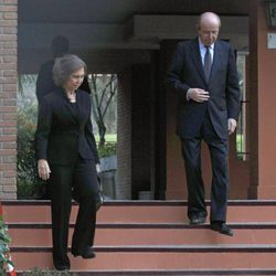 La Reina Sofía y Rafael Spottorno abandonan la casa familiar de Concepción Sáenz de Tejada