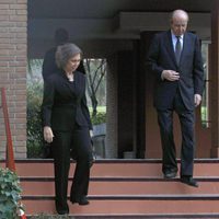 La Reina Sofía y Rafael Spottorno abandonan la casa familiar de Concepción Sáenz de Tejada