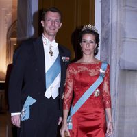 Joaquín y Marie de Dinamarca en la cena en honor al presidente de Turquía