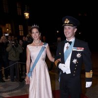 Federico y Mary de Dinamarca en la cena en honor al presidente de Turquía