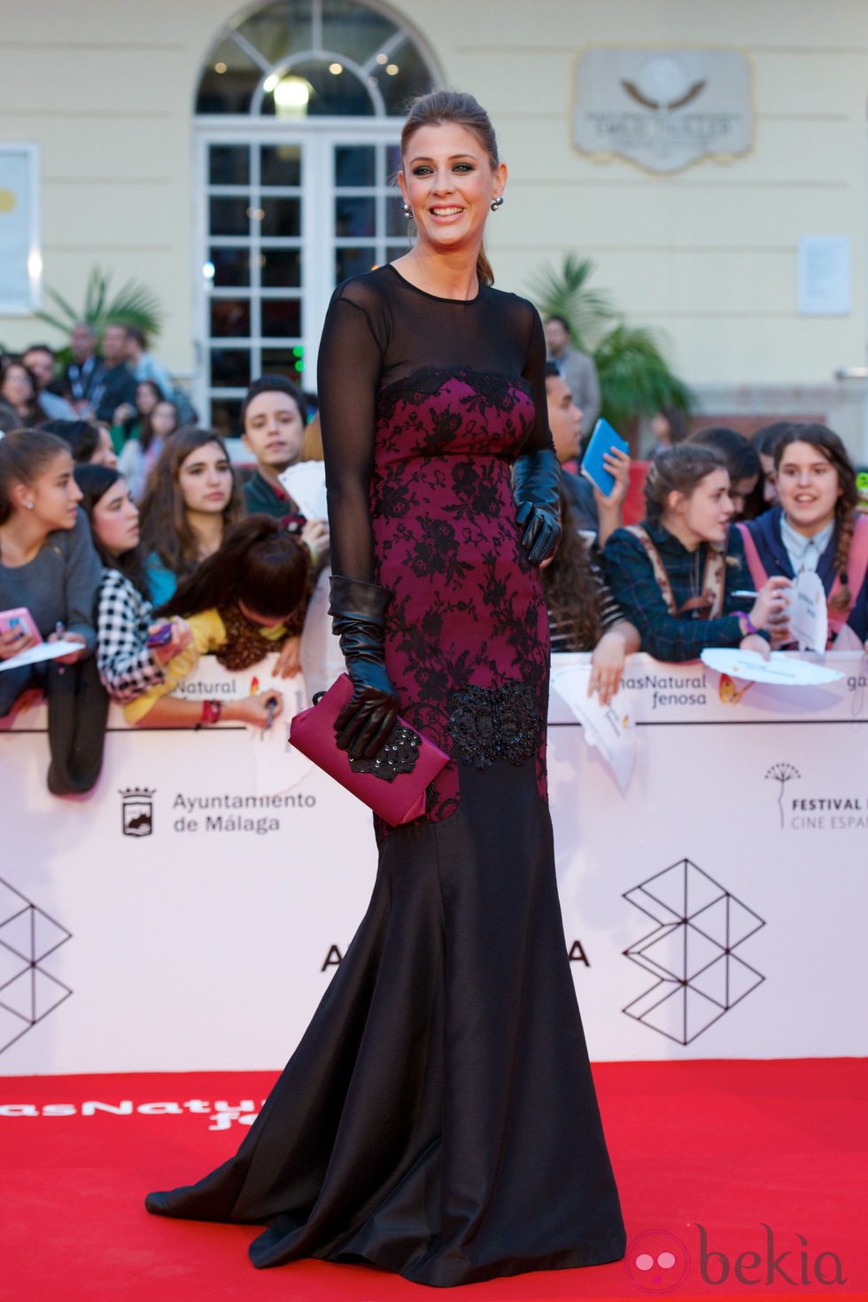 Elisabeth Reyes en la apertura del Festival de Málaga 2014