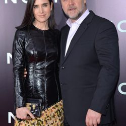 Jennifer Connelly y Russell Crowe en el estreno de 'Noé' en Nueva York
