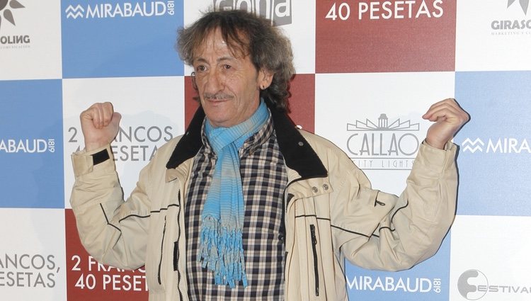 Eduardo Gómez en el estreno de '2 francos, 40 pesetas'
