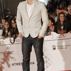Pablo Puyol en el estreno de 'Todos están muertos' en el Festival de Málaga 2014