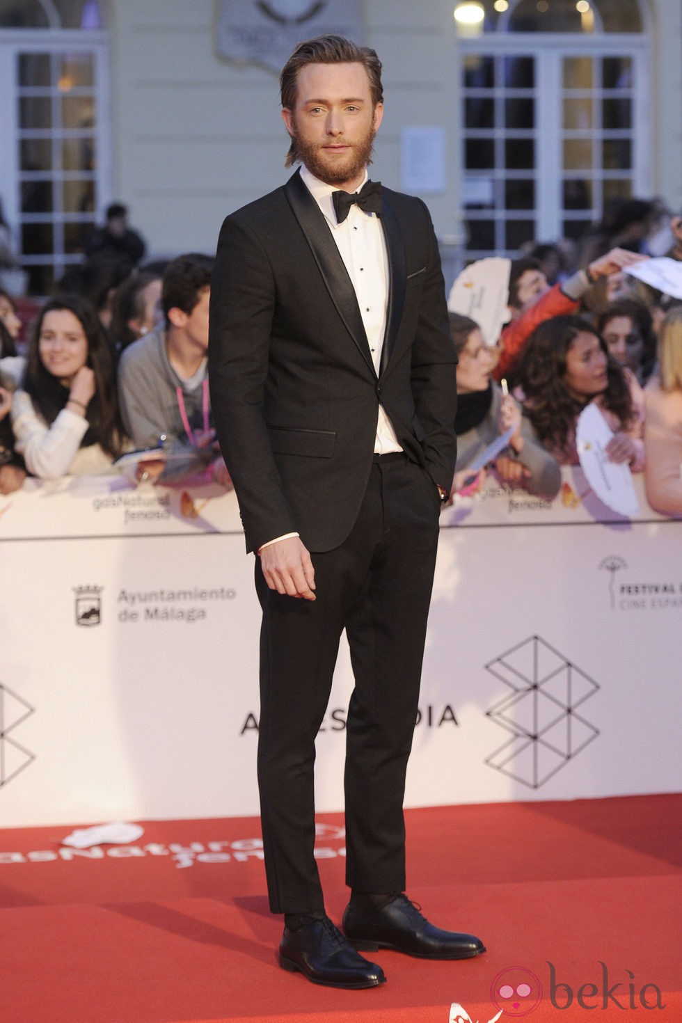 Pablo Rivero en la gala de clausura del Festival de Málaga 2014