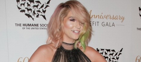 Kesha recuperada en la 60ª gala de la Sociedad Protectora de Animales