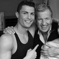 Cristiano Ronaldo e Irina Shayk con Mario Testino para Vogue España