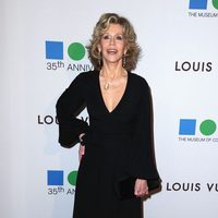 Jane Fonda en la fiesta del 35 aniversario del MOCA de Los Angeles
