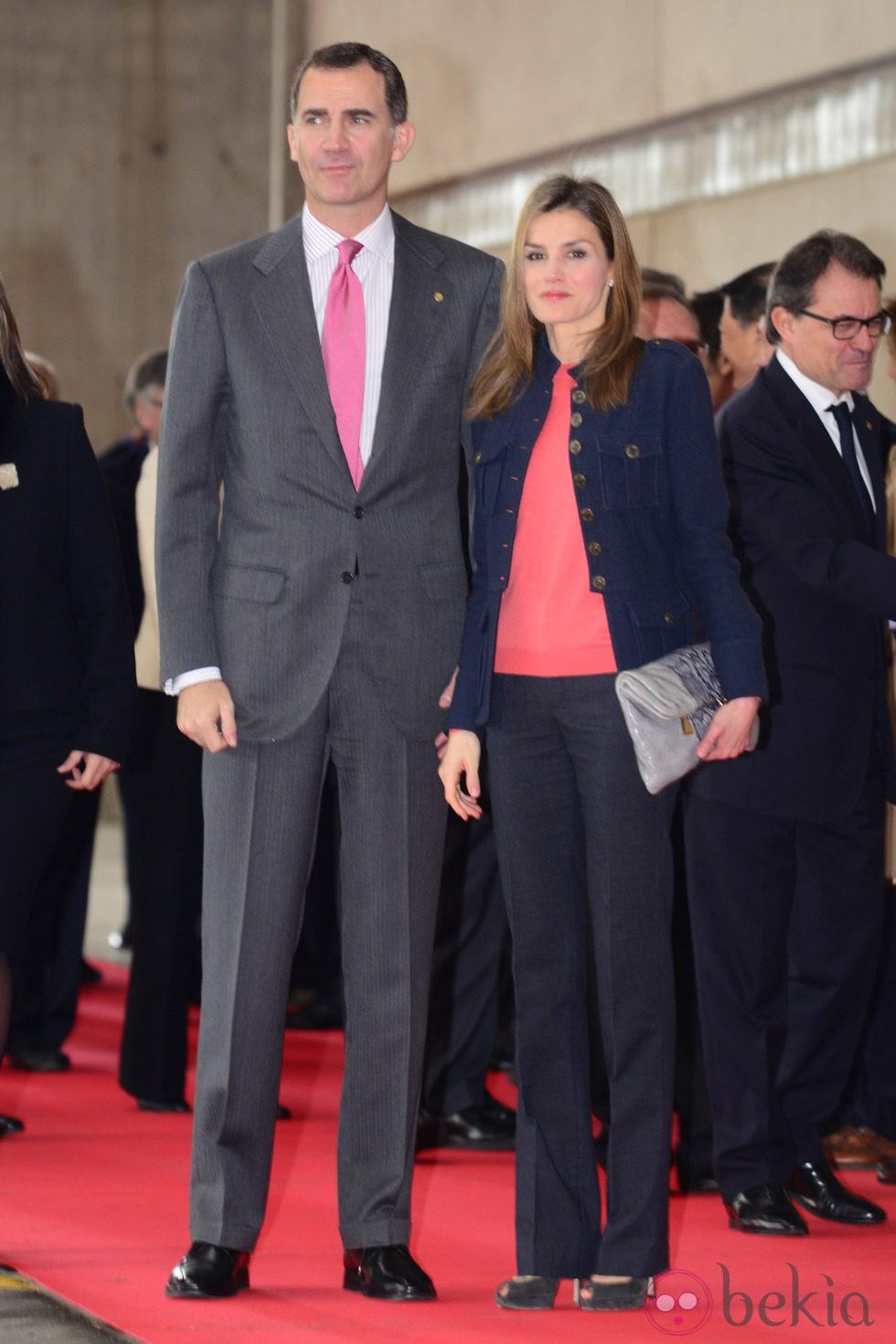 Los Príncipes Felipe y Letiza en la inauguración de Alimentaria 2014