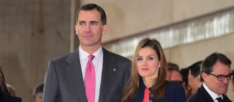 Los Príncipes Felipe y Letiza en la inauguración de Alimentaria 2014