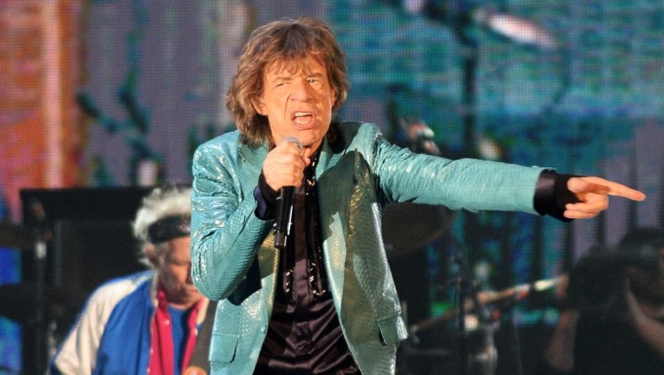 Mick Jagger durante uno de los conciertos de los Rolling Stones en Singapur