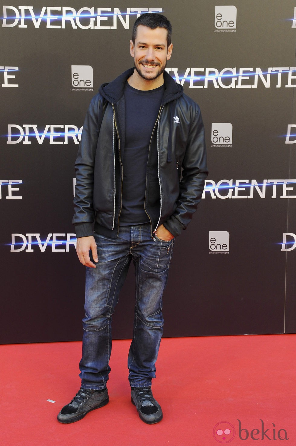 Alejandro Albarracín en el estreno de 'Divergente' en Madrid