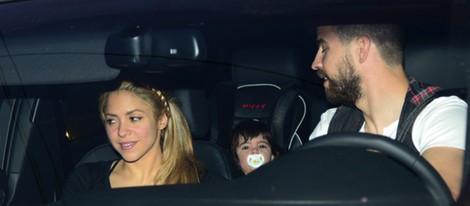 Gerard Piqué, Shakira y Milan en la fiesta del primer cumpleaños de Lia Fábregas