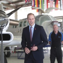 El Príncipe Guillermo visita el Pacific Aeroespace en Nueva Zelanda