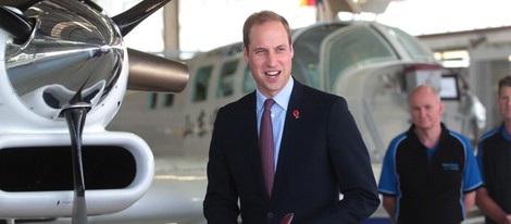 El Príncipe Guillermo visita el Pacific Aeroespace en Nueva Zelanda