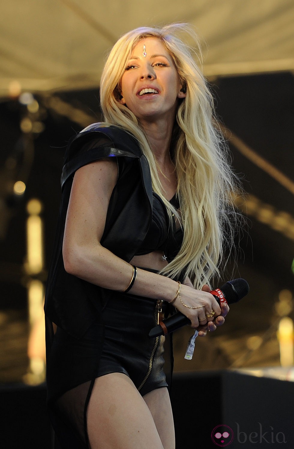 Ellie Goulding en el festival de música Coachella 2014