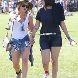 Hilary Duff en el festival de música Coachella 2014