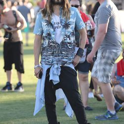 Jared Leto en el festival de música Coachella 2014