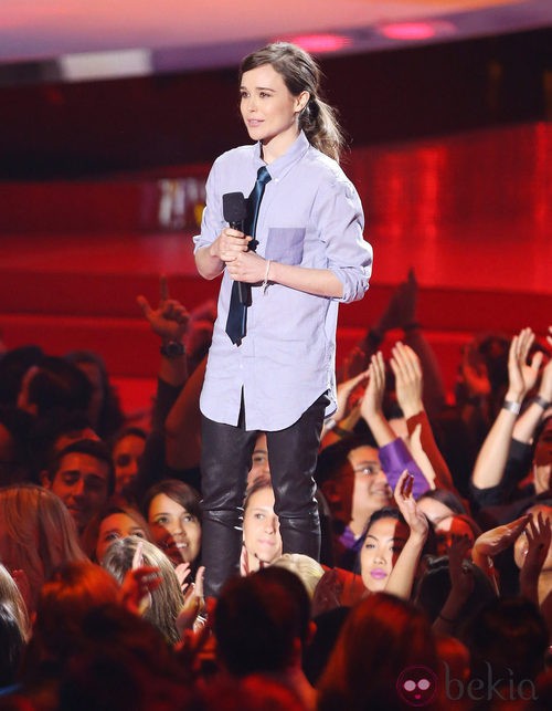 Elliot Page en los MTV Mvovie Awards 2014
