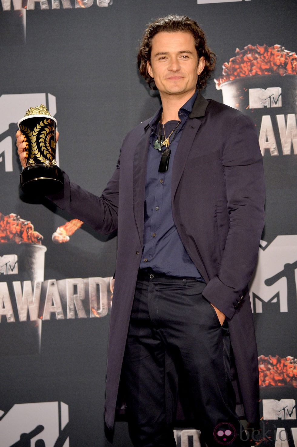 Orlando Bloom en los MTV Movie Awards 2014