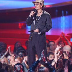 Johnny Depp en los MTV Movie Awards 2014