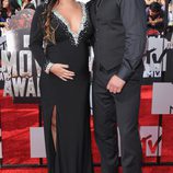 Jwoww y Roger Mathews en la alfombra roja de MTV Movie Awards 2014