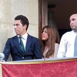 Alberto Isla, Chabelita Pantoja y Kiko Rivera siguen las procesiones de Sevilla