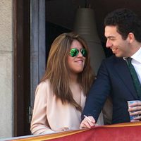 Chabelita Pantoja y Alberto Isla, muy enamorados en la Semana Santa de Sevilla