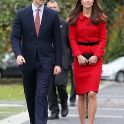 El Príncipe Guillermo y Kate Middleton en Christchurch