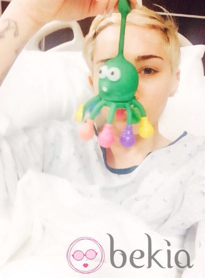 Miley Cyrus ingresada en el hospital