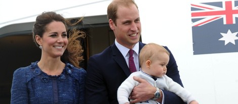 Los Duques de Cambridge y el Príncipe Jorge abandonan Nueva Zelanda