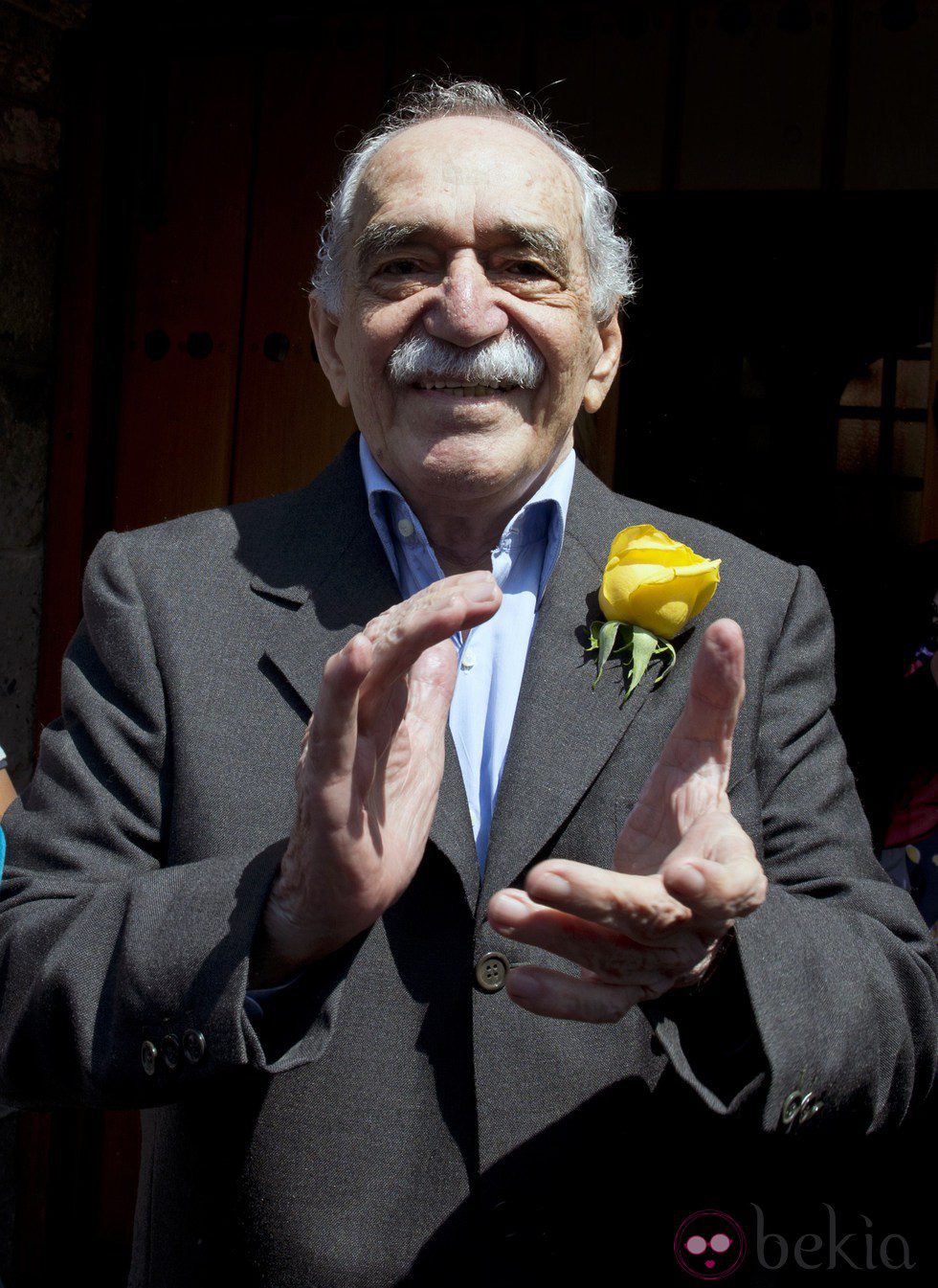 Gabriel García Márquez durante su 87 cumpleaños