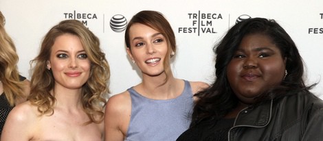 Gillian Jacobs, Leighton Meester y Gabourey Sidibe en la presentación de 'Life Partners' en el Festival de Tribeca 2014
