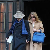 Amber Heard y Johnny Depp cogidos de la mano por Nueva York