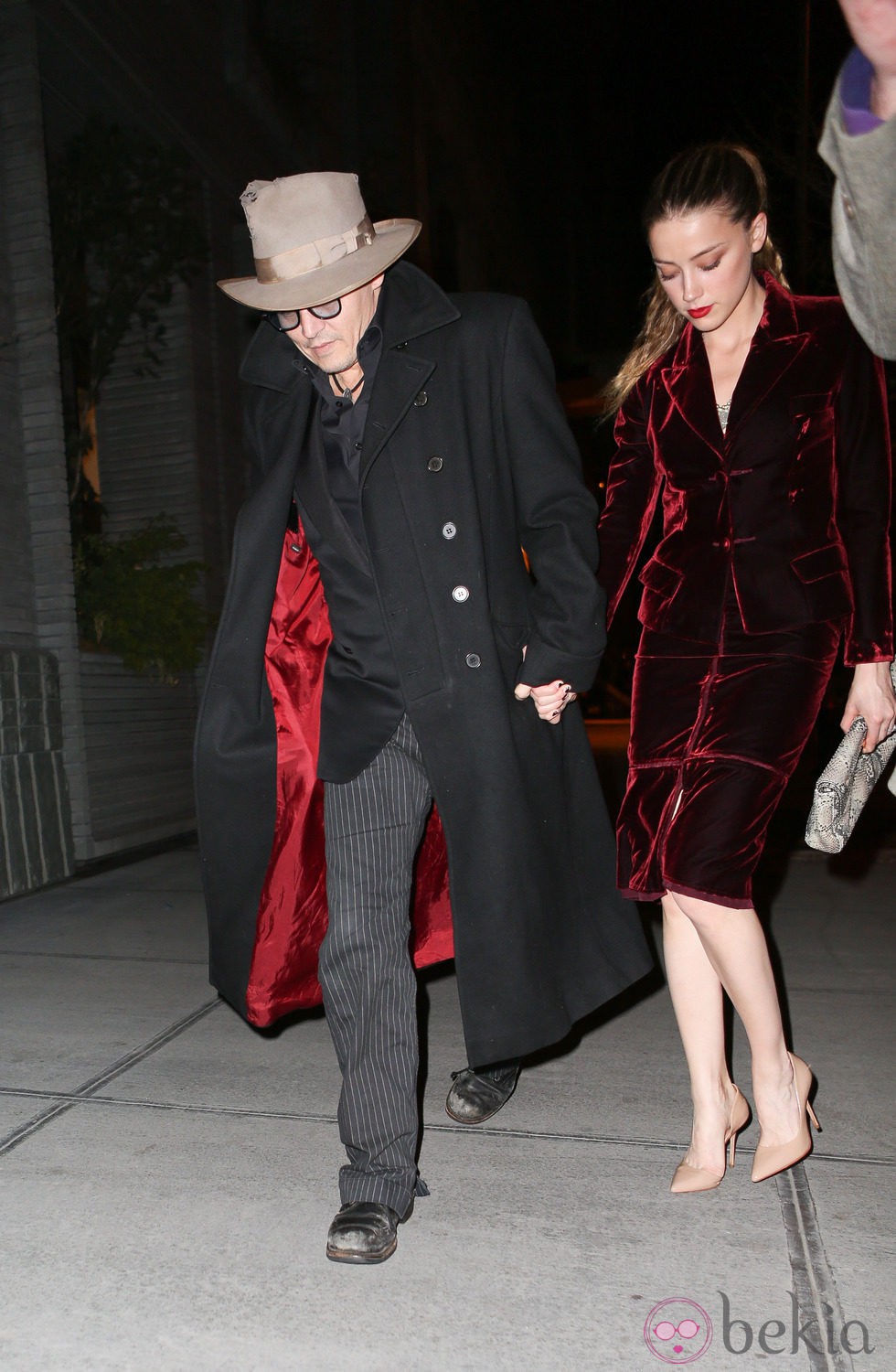 Amber Heard celebra su 28 cumpleaños saliendo a cenar con Johnny Depp