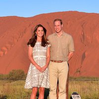 El Príncipe Guillermo y Kate Middleton en Uluru