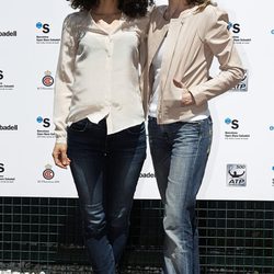 Irene Visedo y Silvia Abascal en el final del torneo Conde de Godó 2014