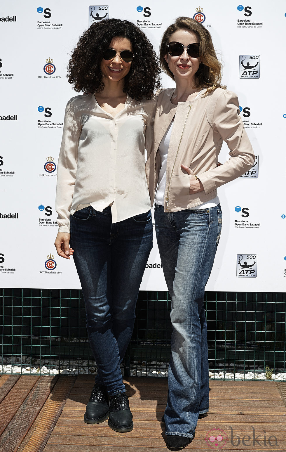 Irene Visedo y Silvia Abascal en el final del torneo Conde de Godó 2014 -  Silvia Abascal, la actriz más luchadora - Foto en Bekia Actualidad