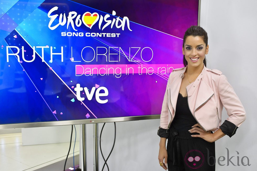 Ruth Lorenzo antes de viajar a Copenhague para participar en Eurovisión 2014
