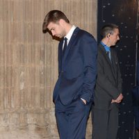 Gerard Piqué en el funeral de Tito Vilanova en la Catedral de Barcelona