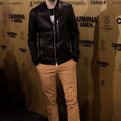 Julián López en el estreno de 'Carmina y amén' en Madrid