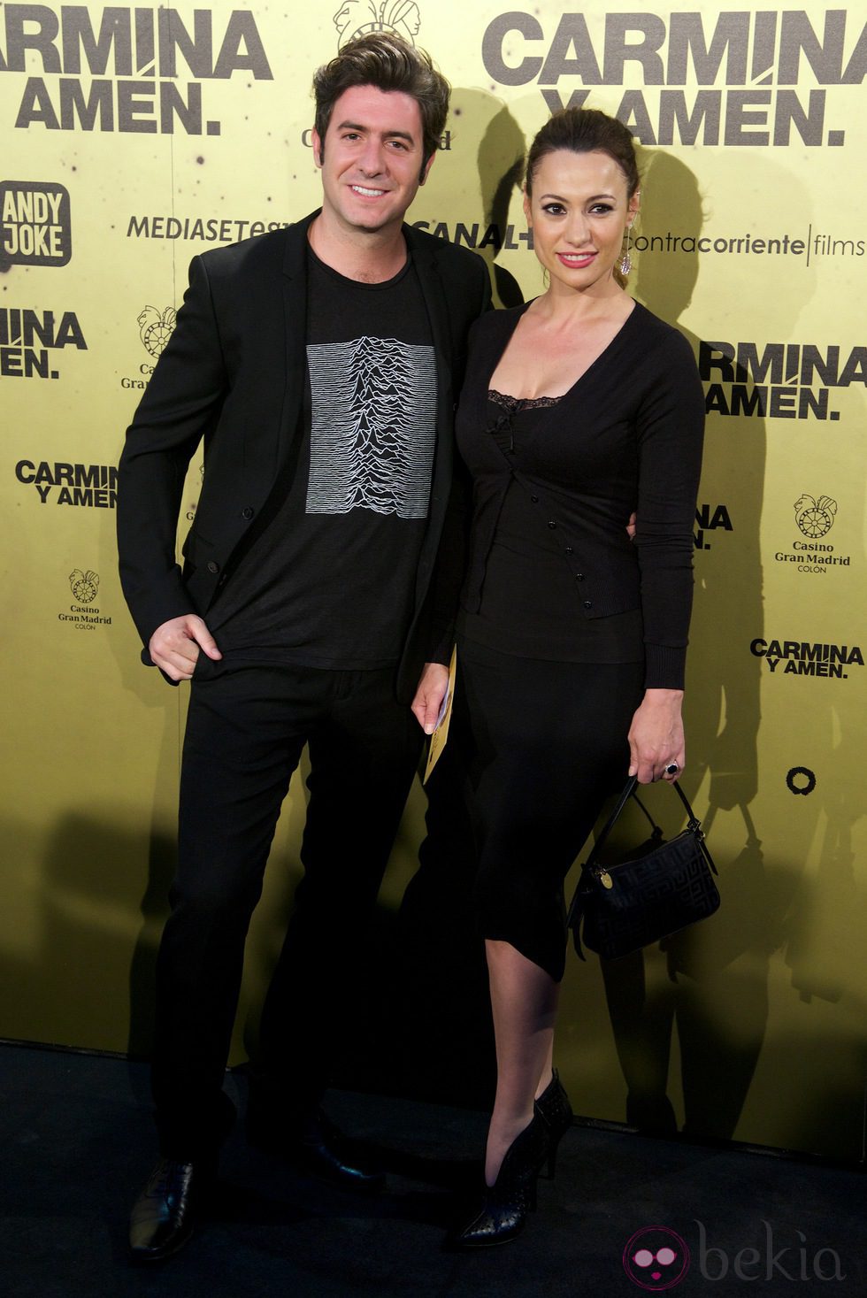 Natalia Verbeke y Jaime Renedo en el estreno de 'Carmina y amén' en Madrid
