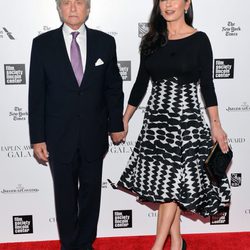 Michael Douglas y Catherine Zeta Jones en los Chaplin Awards 2014