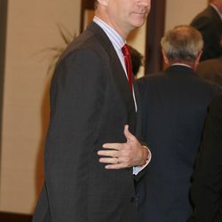 El Príncipe Felipe en la reunión anual del Real Instituto Elcano