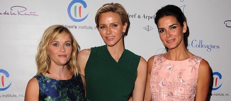 Charlene de Mónaco, Reese Witherspoon y Angie Harmon en el almuerzo 'The Colleagues' 2014 en Hollywood