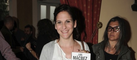 Malena Alterio en el estreno de la obra de teatro 'Los Mácbez' en Madrid