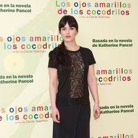 Sara Vega en el estreno de 'Los ojos amarillos de los cocodrilos' en Madrid
