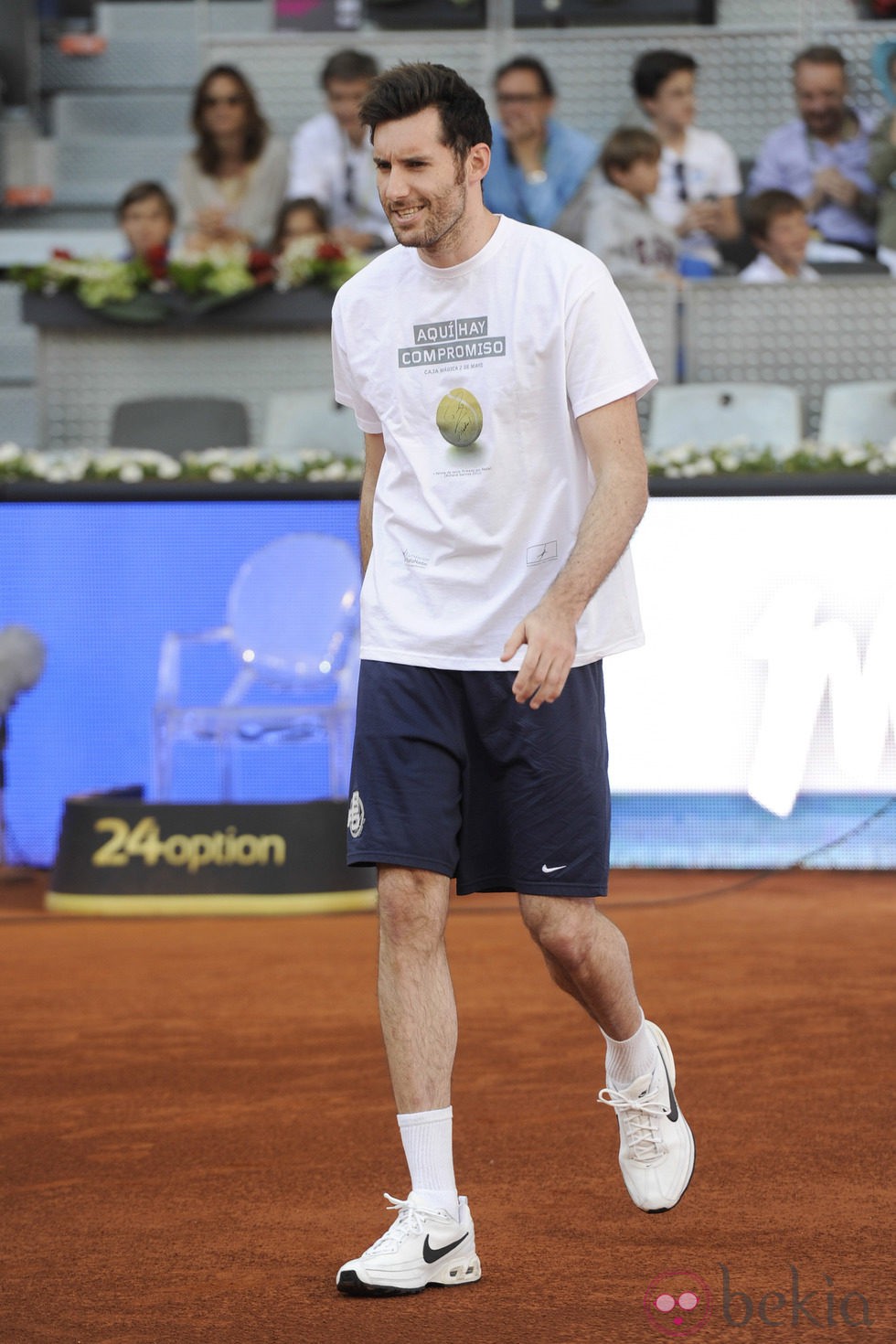 Rudy Fernández en el Charity Day del Open de Madrid 2014